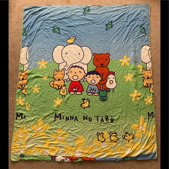 VTG Rare HTF Sanrio Minna No Tābo Duvet Cover